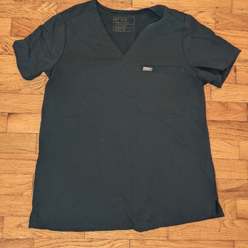 Figs Scrubs Catarina Scrub Top Dark Harbor